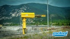 Italy - Val di Susa • Remote Controlled Jib Crane with Bucket