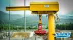 Italy - Val di Susa • Remote Controlled Jib Crane with Bucket