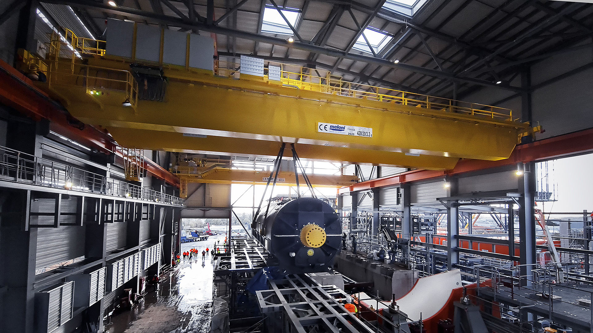 719502 • n.2 double girder bridge cranes for maintenance